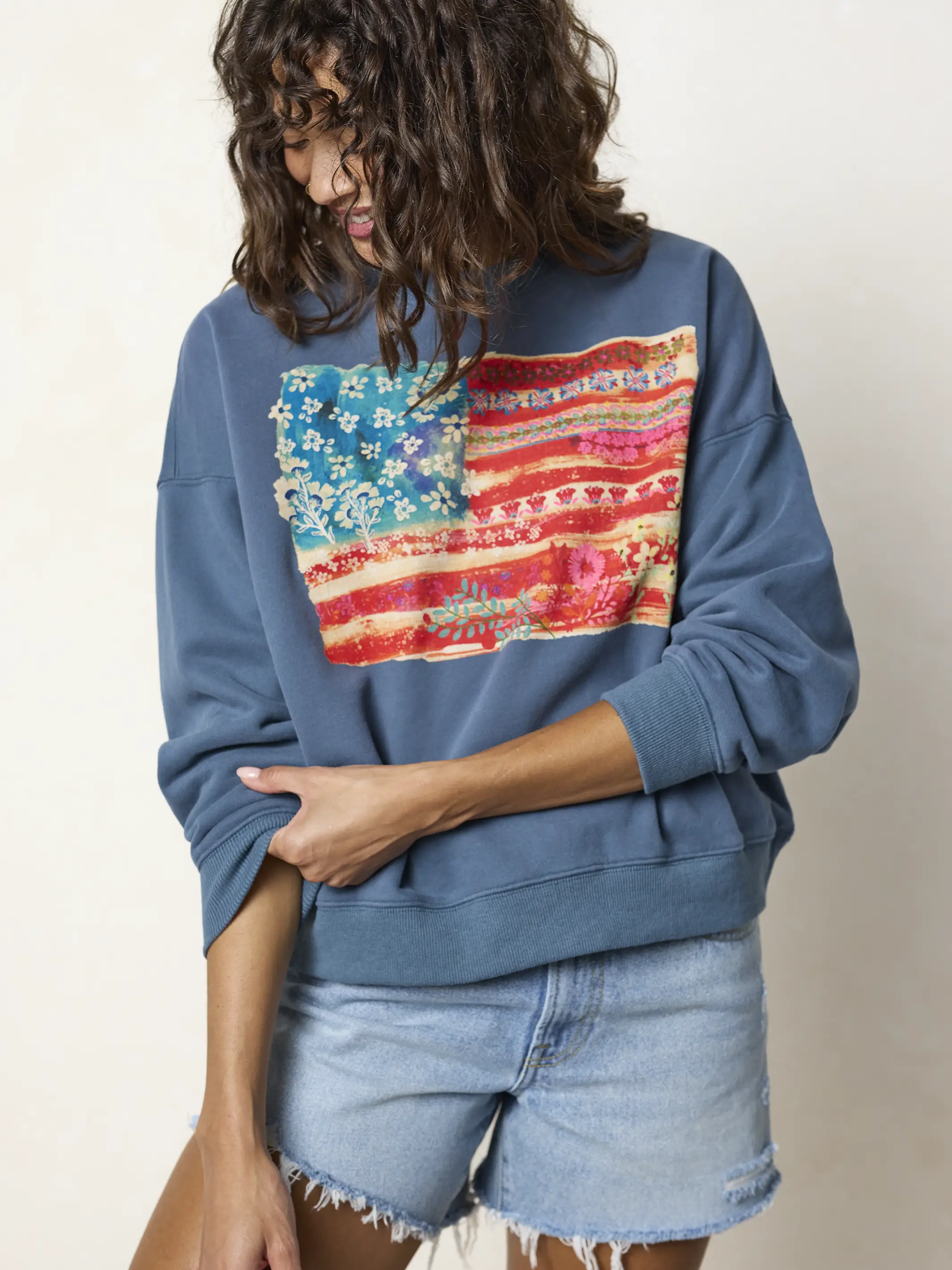 Marlowe Sweatshirt - American Flag - Image 2