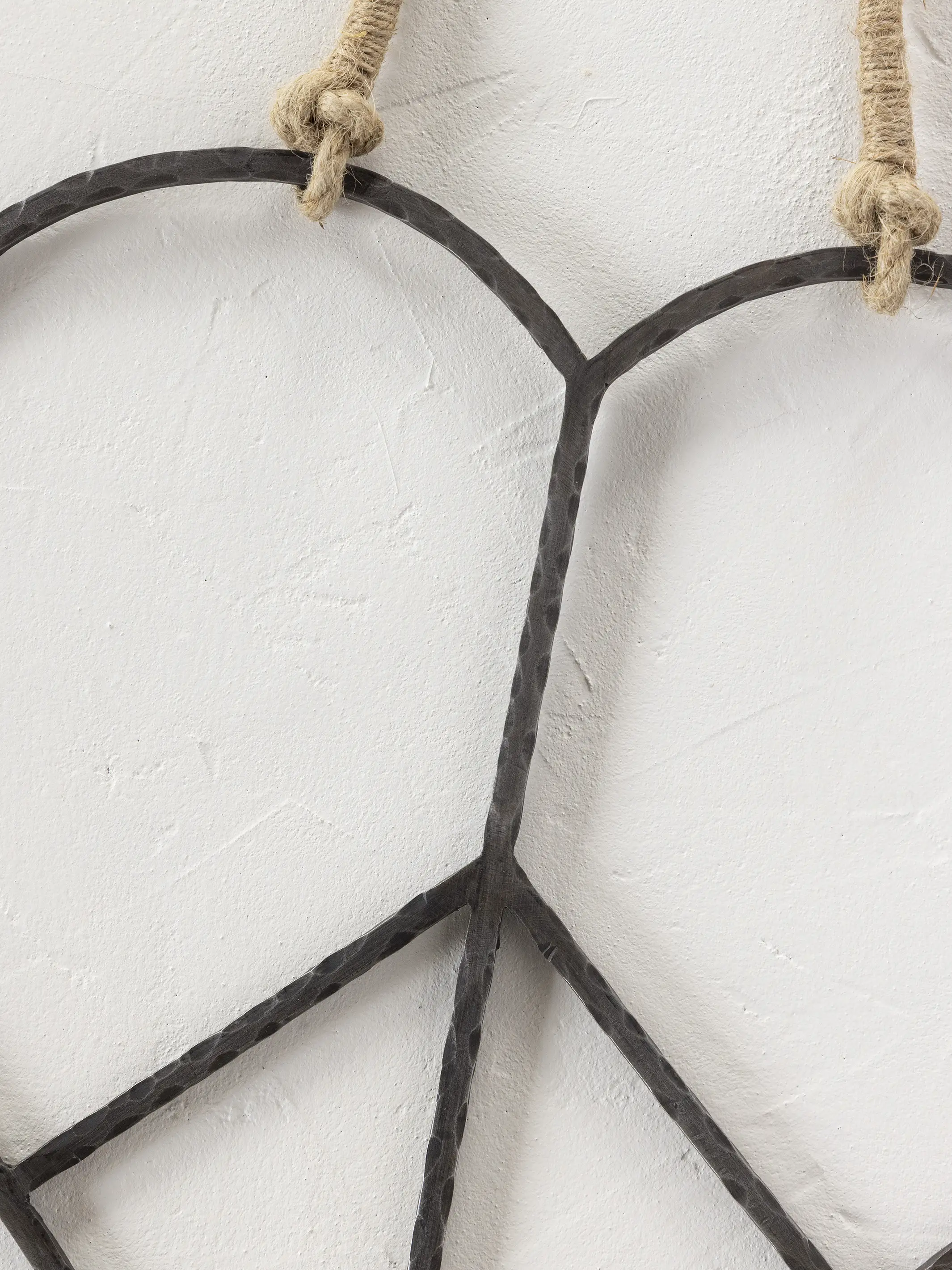 Metal Wall Hanging - Heart Peace Sign - Image 3