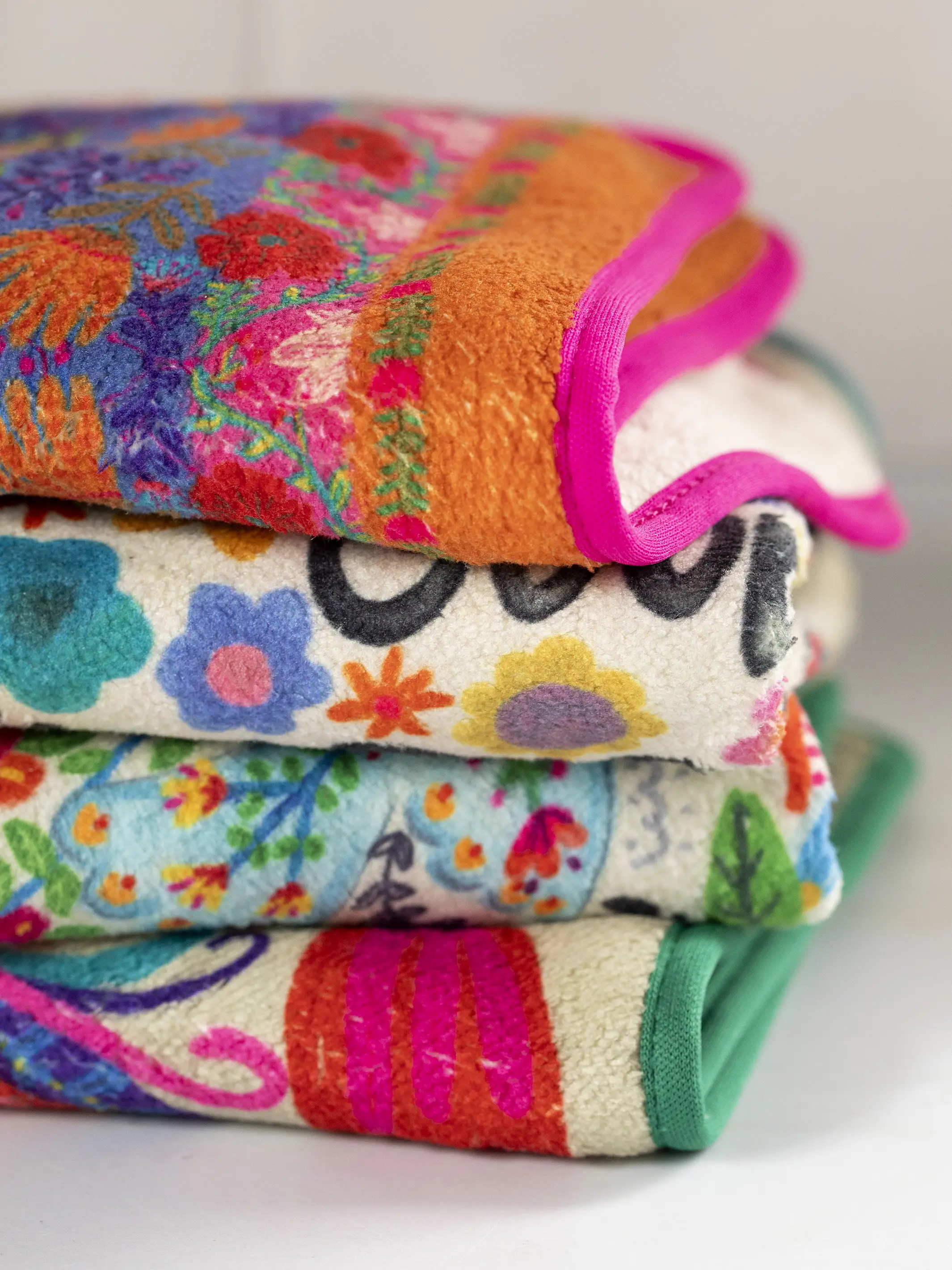Microfiber Dish Cloth, Set of 4 - May Your Day - Image 2