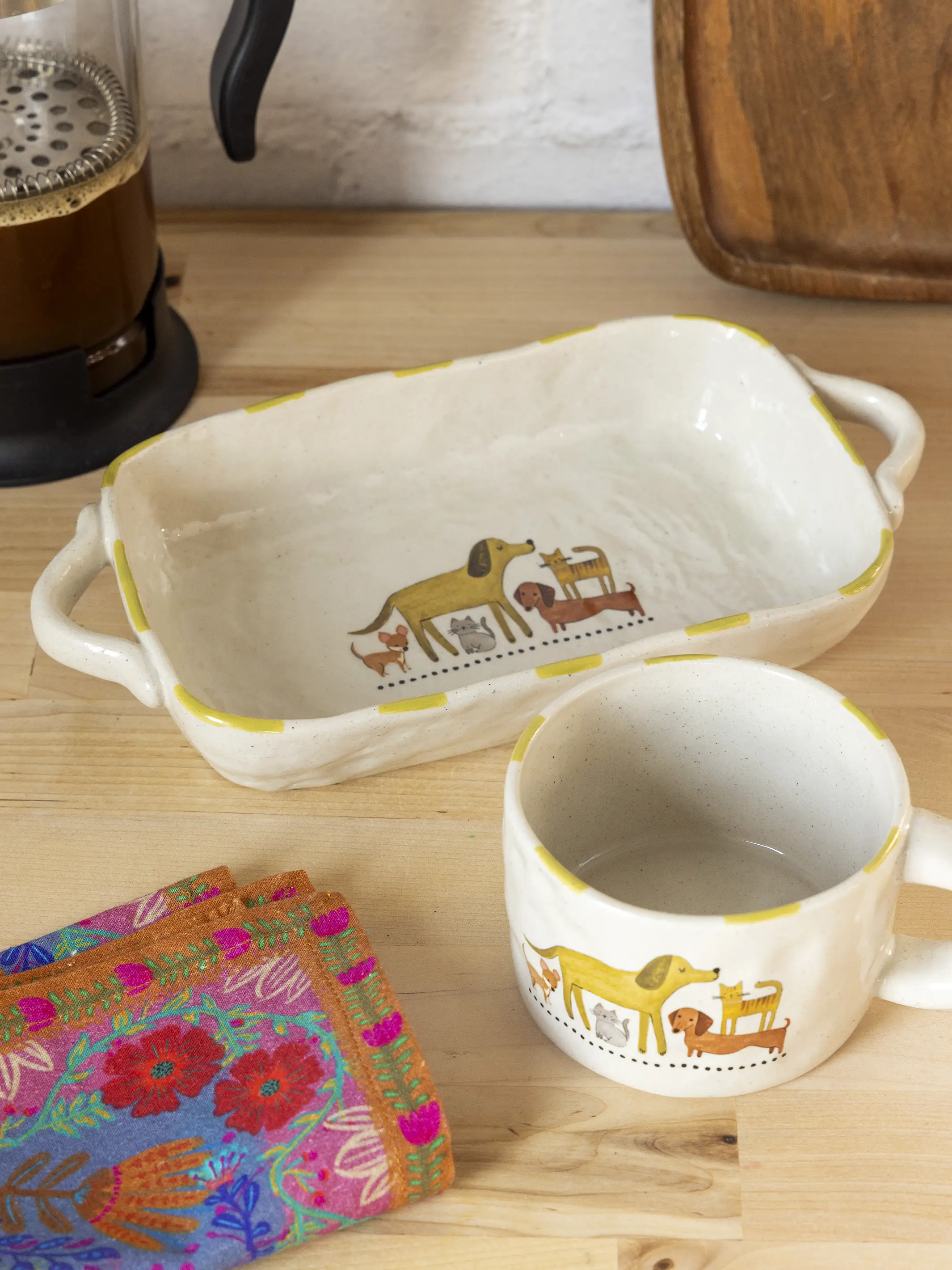 Mini Stoneware Baking Dish - Pets - Image 3