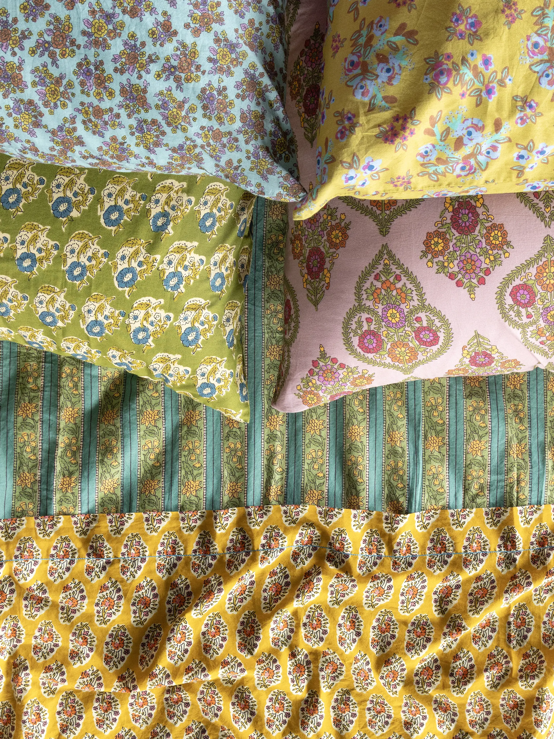 Mix & Match Cotton Flat Sheet - Golden Marigold - Image 5
