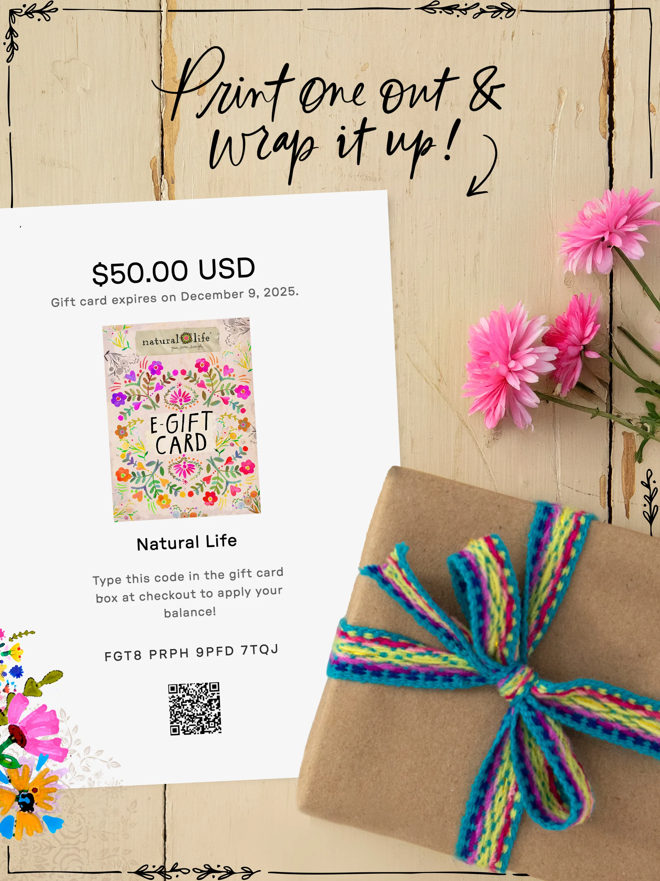 Natural Life E-Gift Card - Image 3