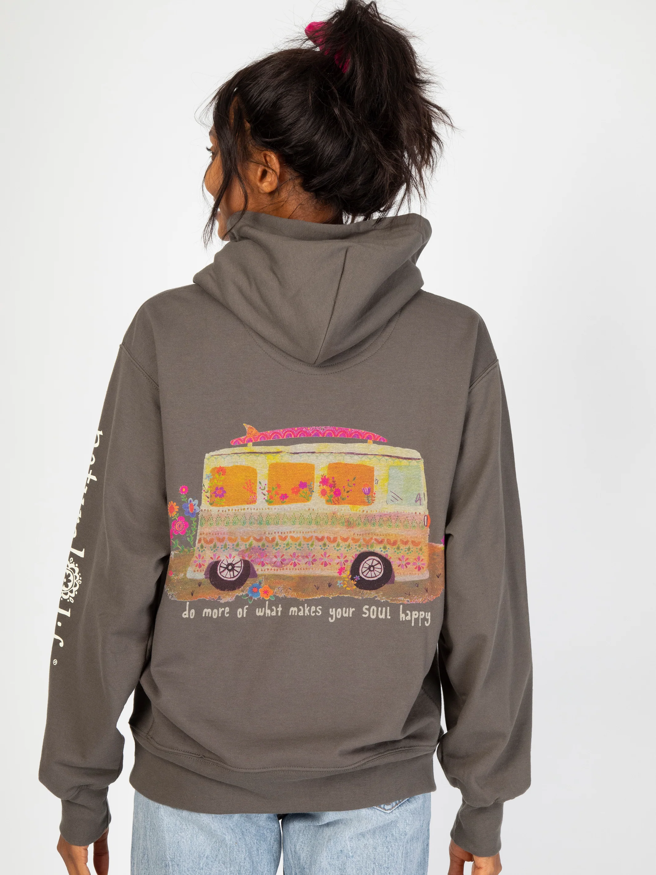 Natural Life Hoodie Sweatshirt - Makes You Happy - Image 5