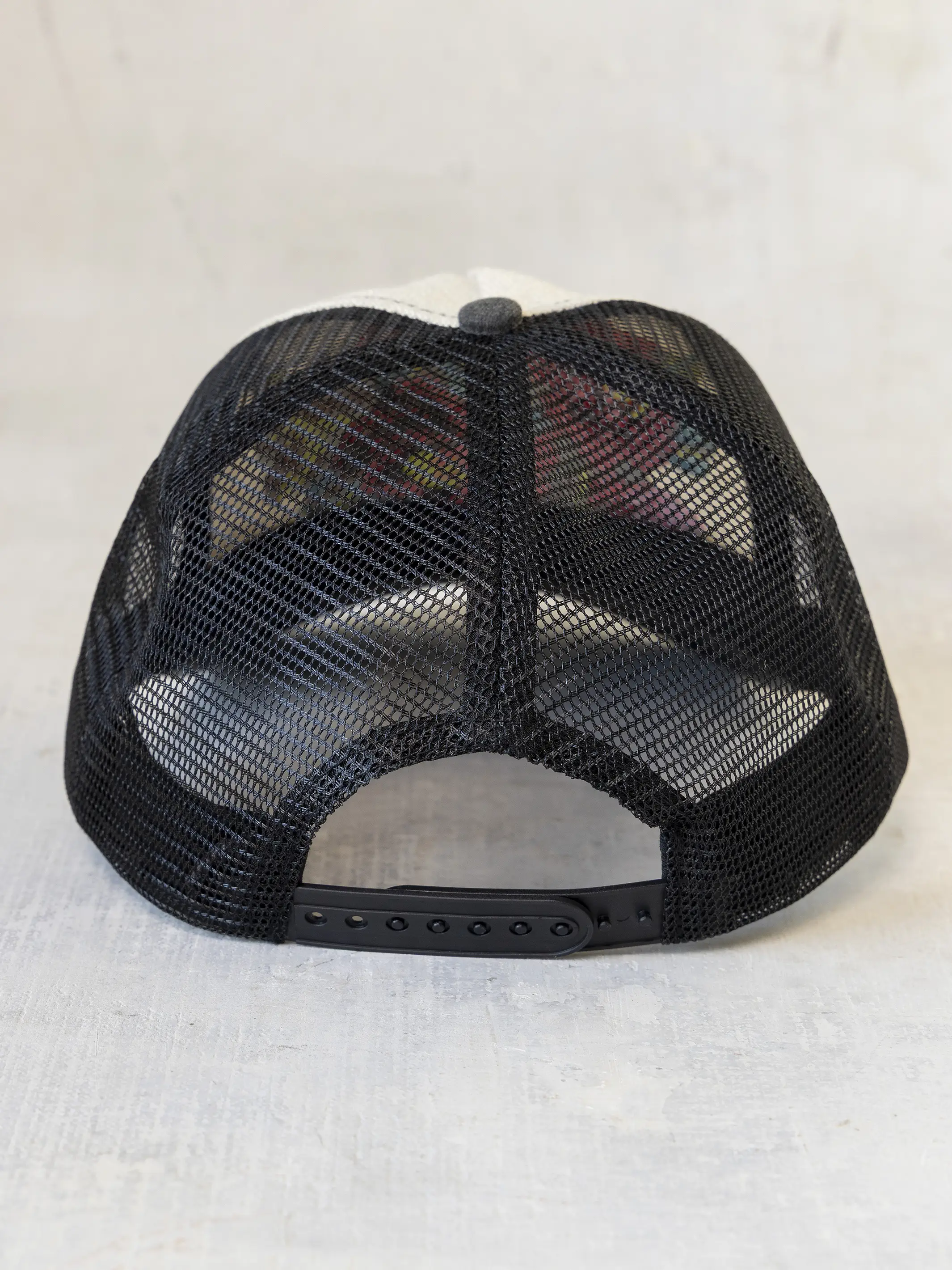 Needlepoint Trucker Hat - Flower - Image 3