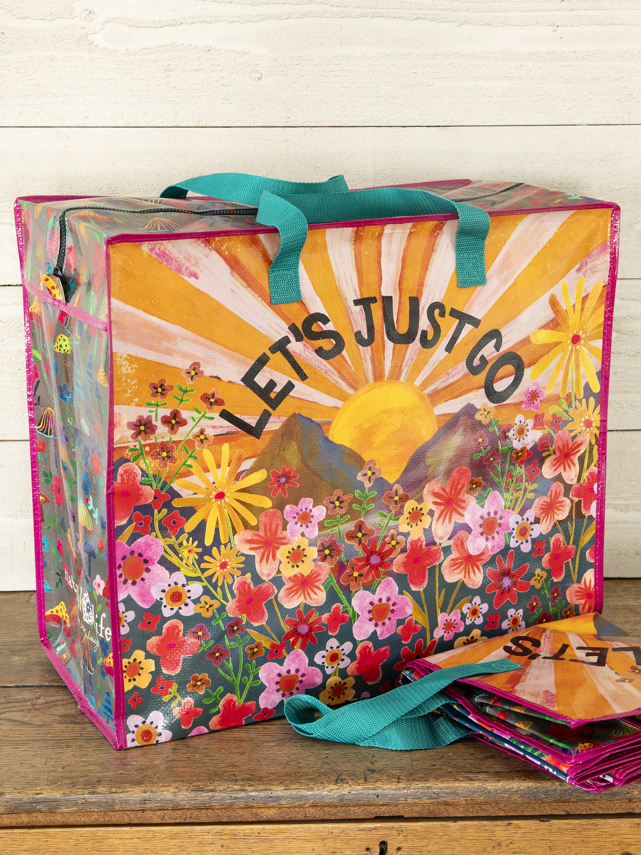 Pack-It-All Zippered Tote - Let's Just Go - Image 2