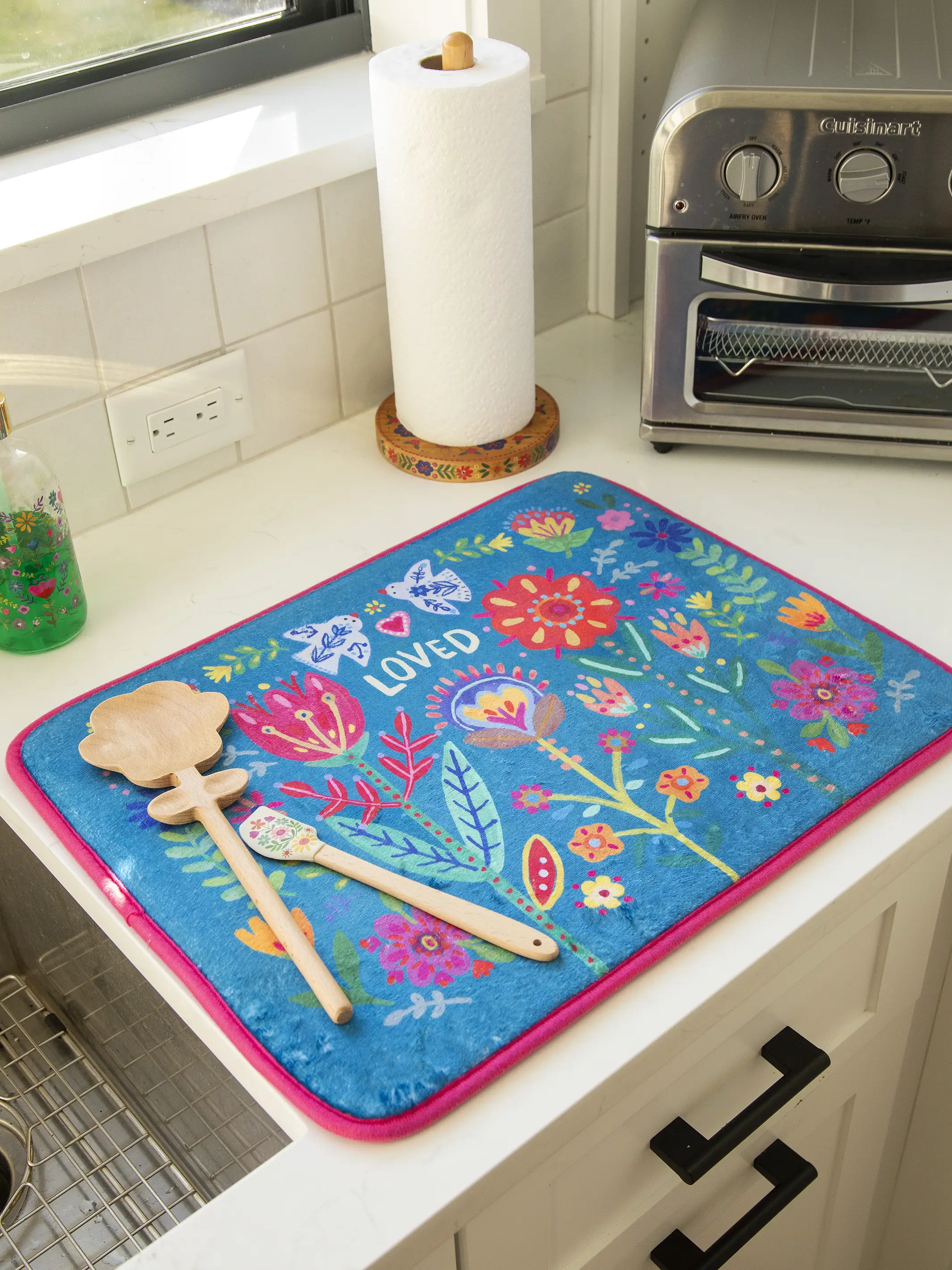 Reversible Dish Drying Mat - Loved - Image 2