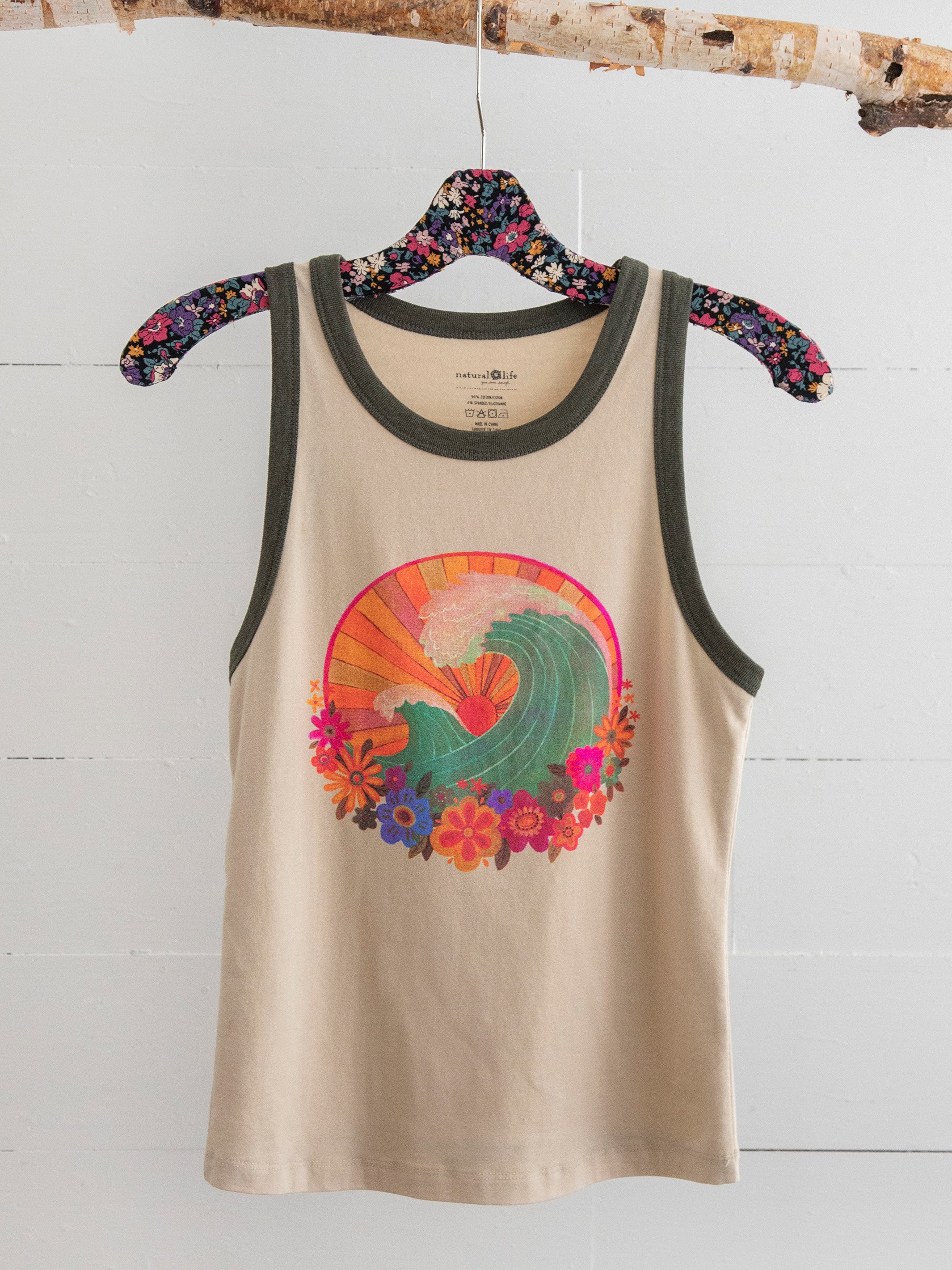 Ringer Tank Top - Waves - Image 3