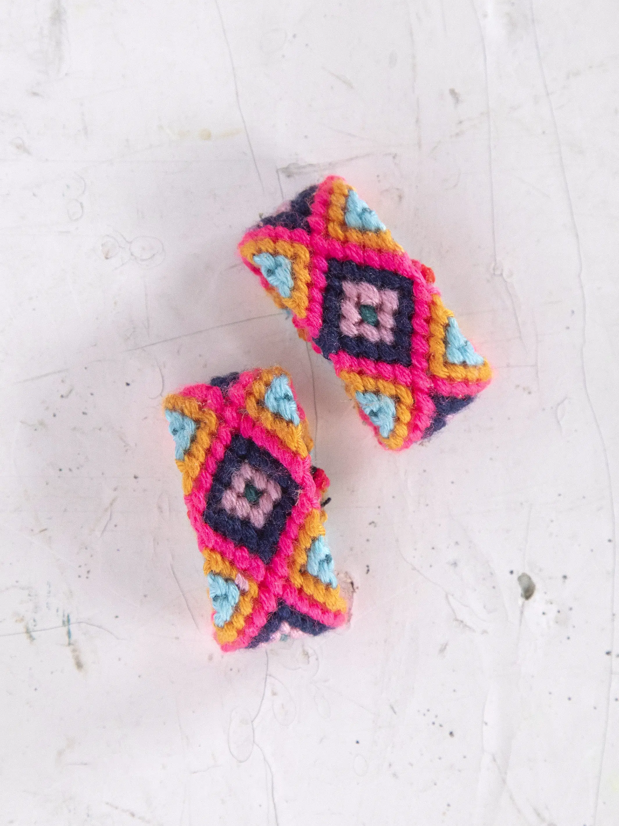 Sandal Rings, Set of 2 - Coral - Image 2