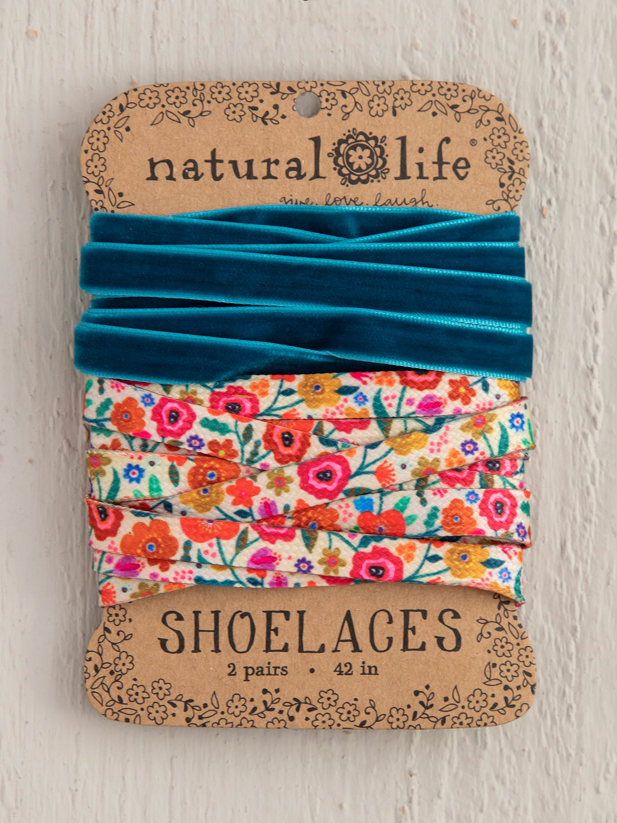Shoelaces, Set of 2 - Teal - Image 2