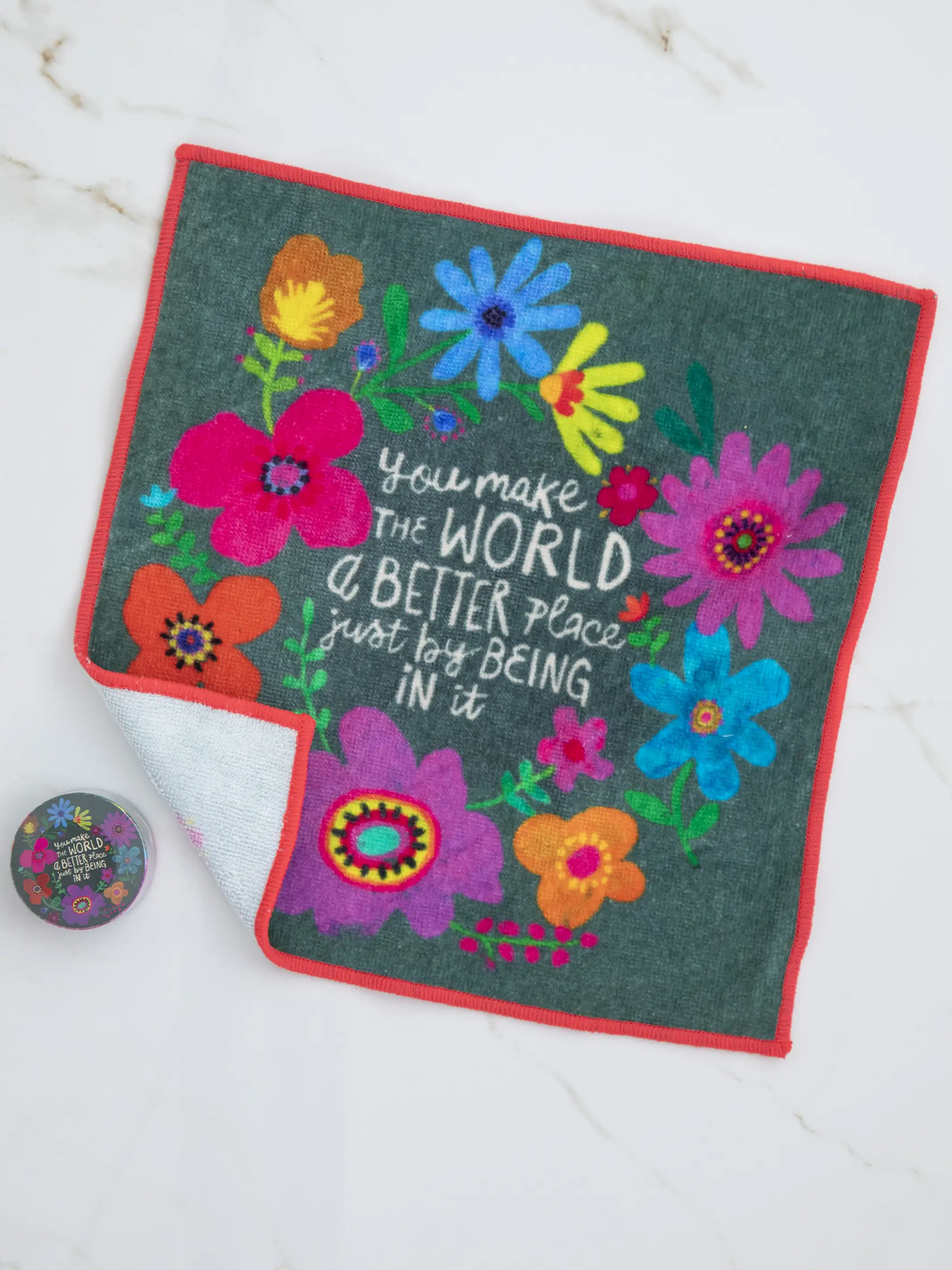 So Soft Expanding Washcloth - You Make The World Better - Image 2