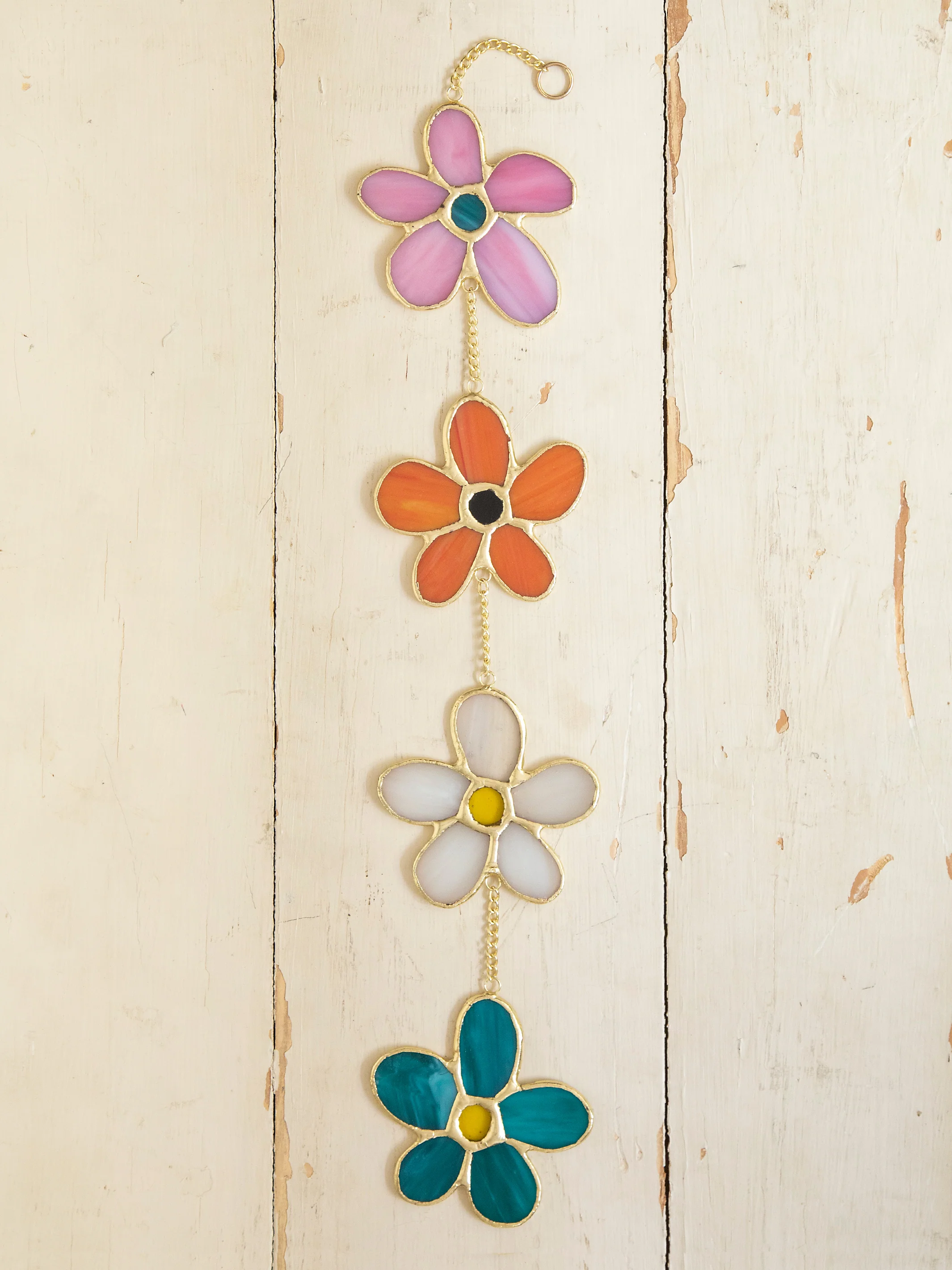 Stained Glass Mobile - Daisies - Image 2