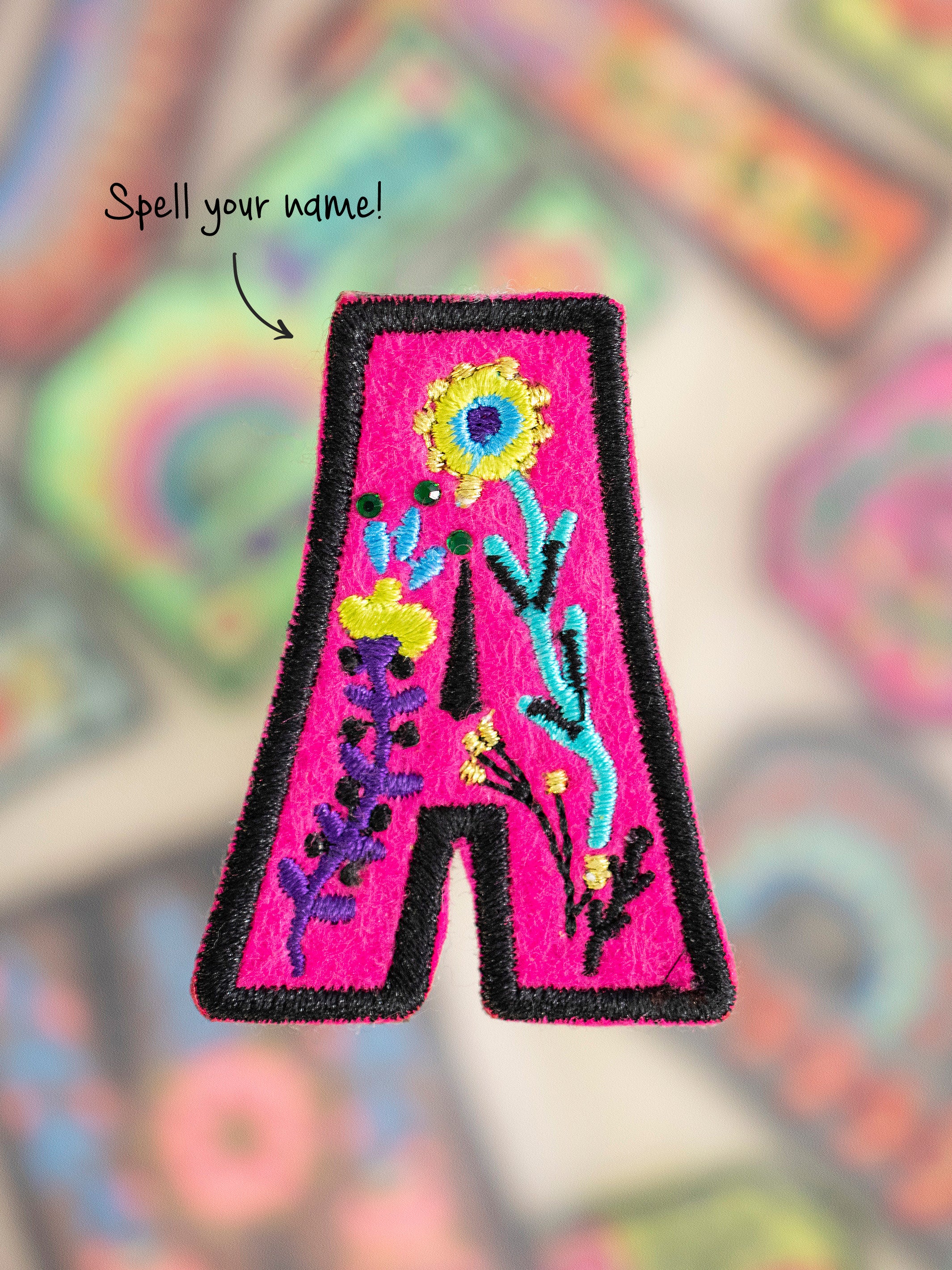 Stick-On Letter Patch - A - Image 3