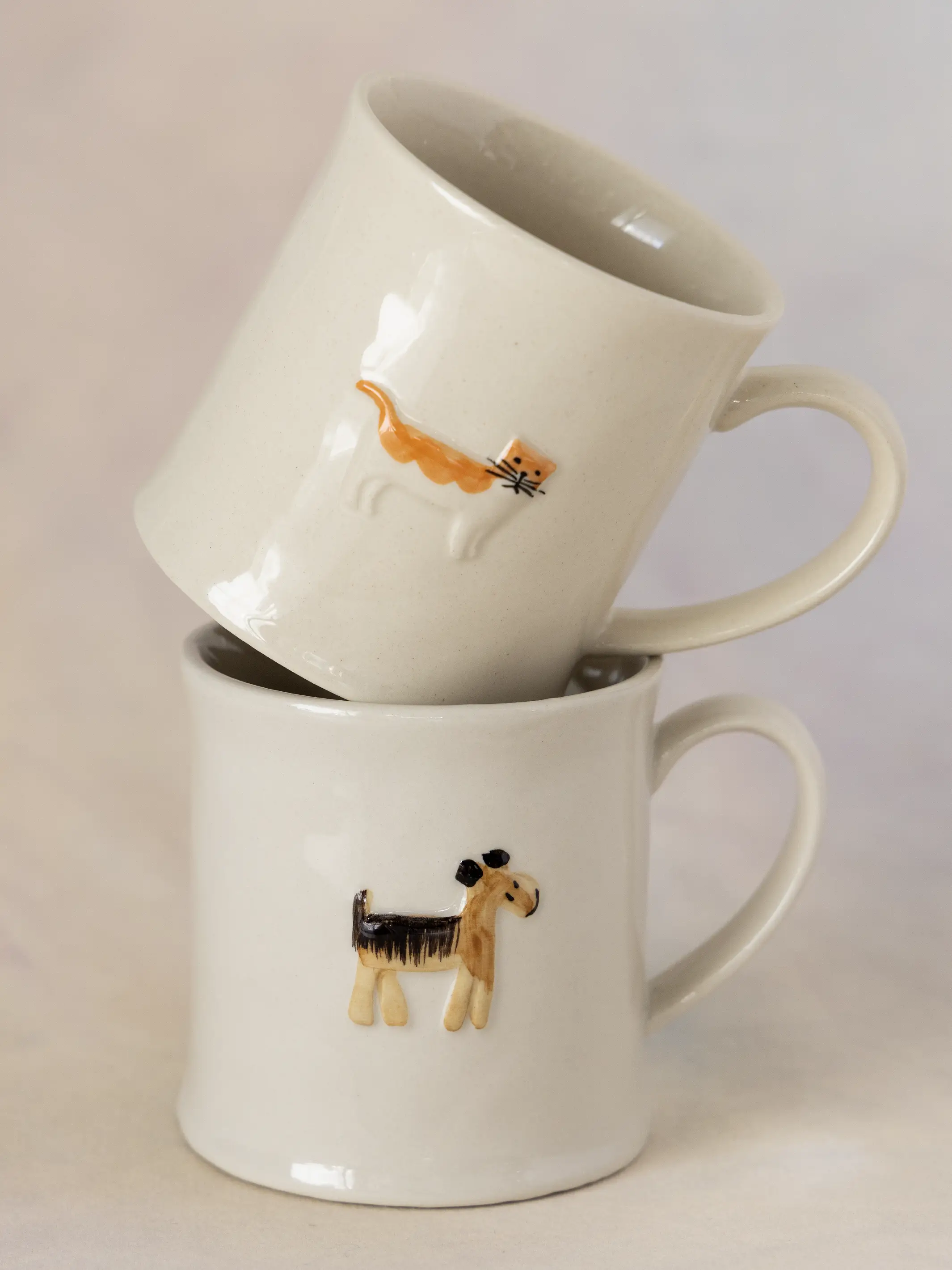 Stoneware Pet Mug - Cat - Image 4