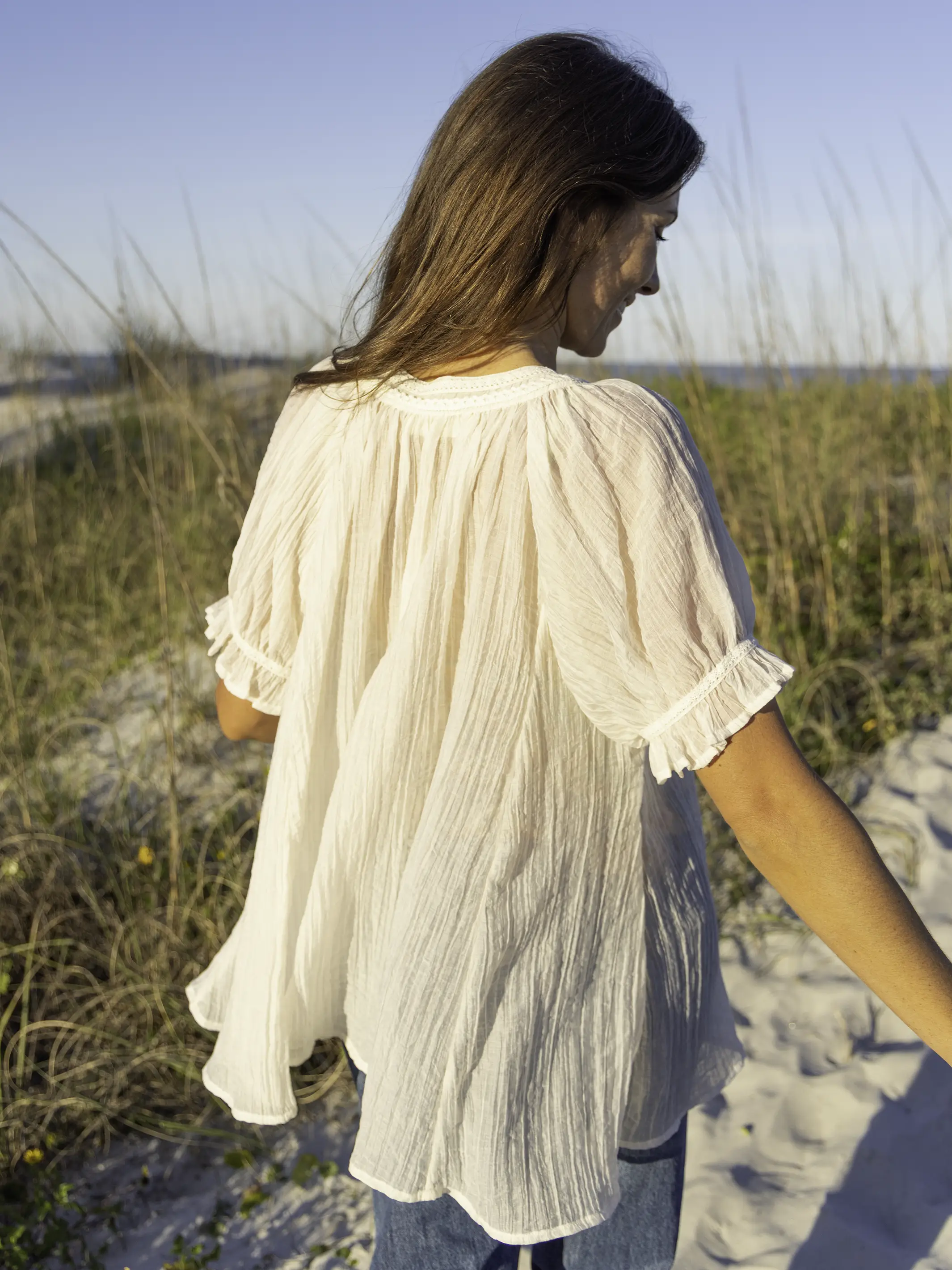 Sweetest Swing Top - Cream - Image 3