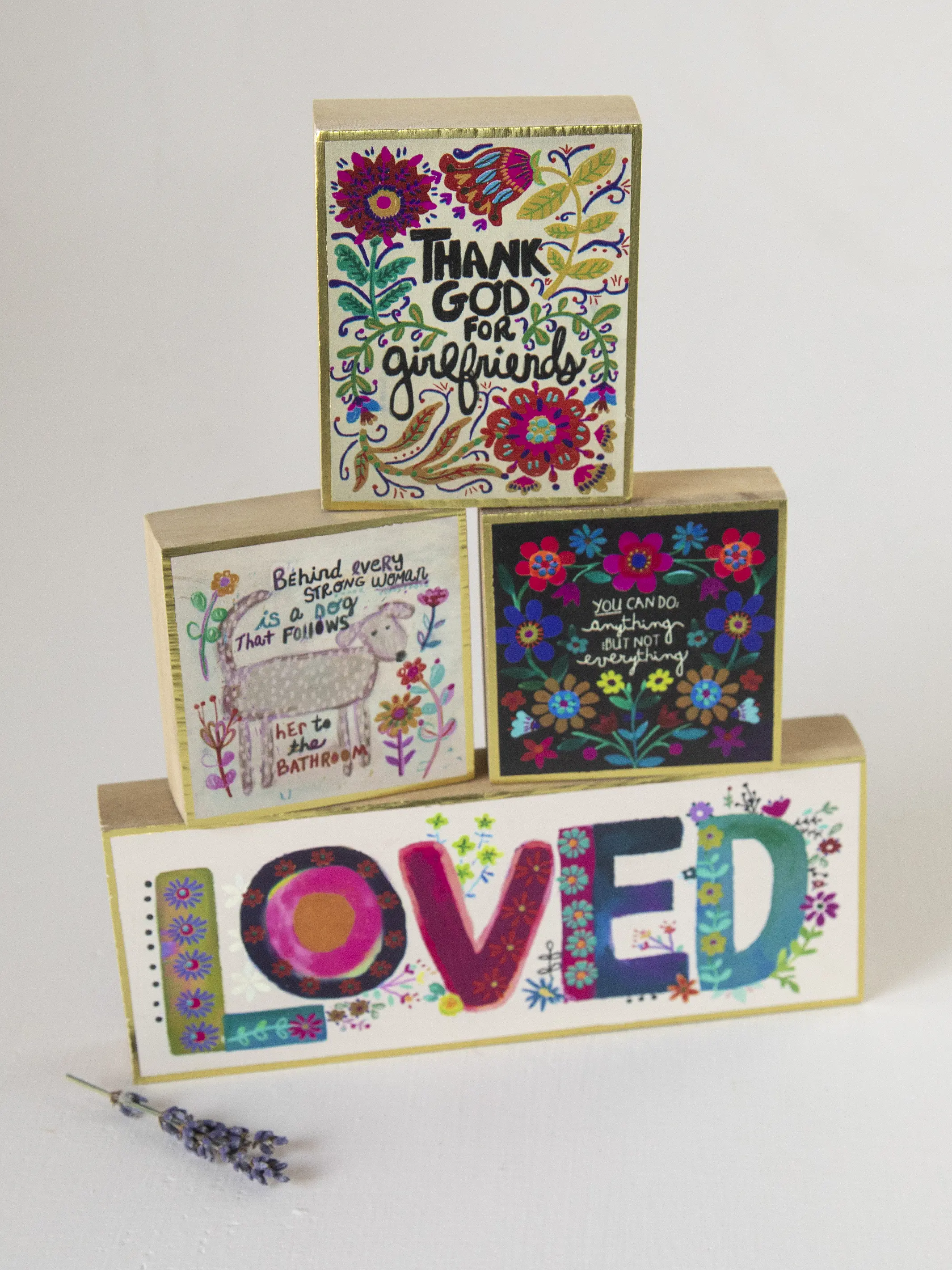 Tiny Block Keepsake - Behind Every Strong Woman - Image 2