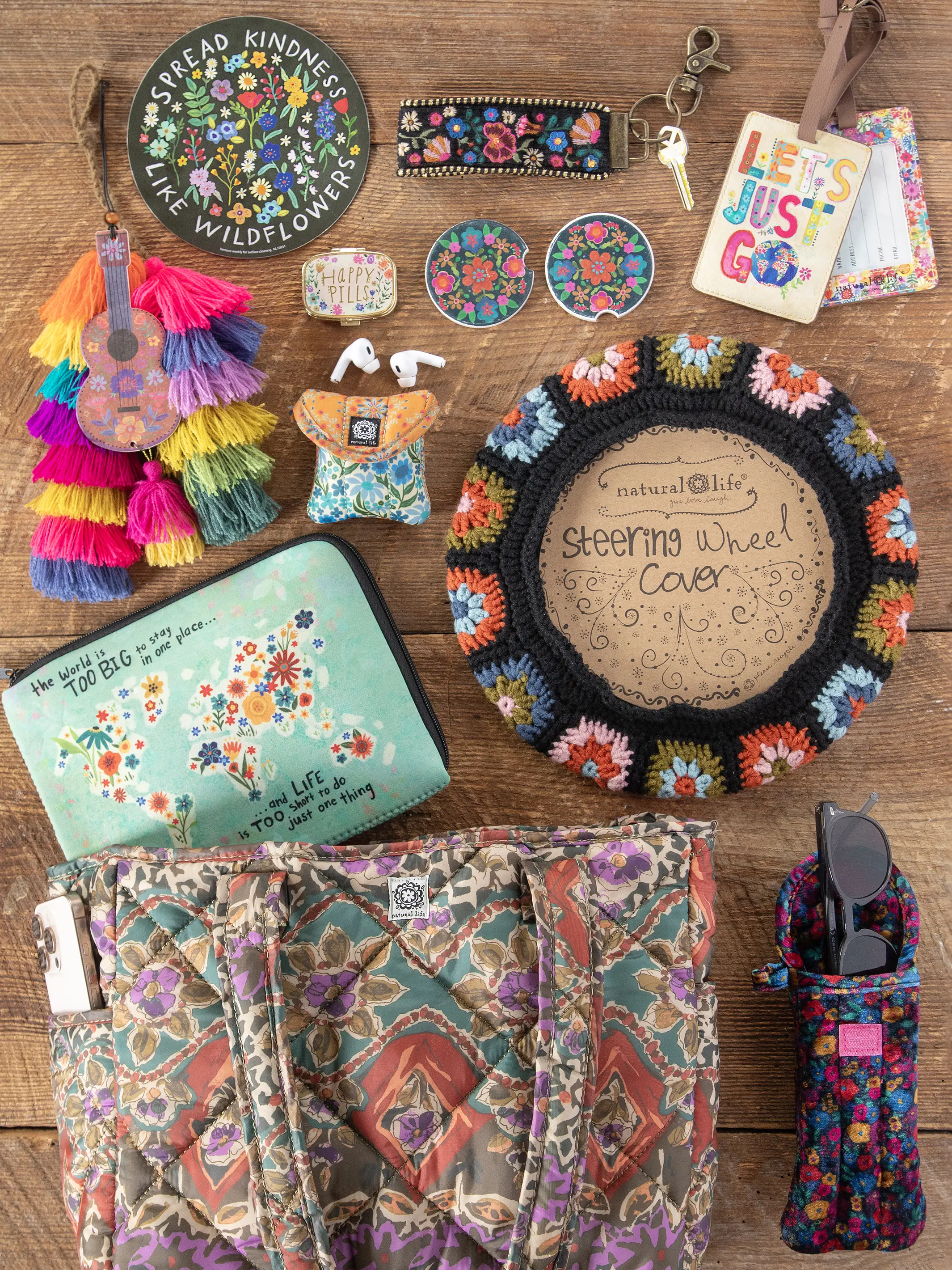 Travel Document Pouch - Life Is Too Short - Image 4