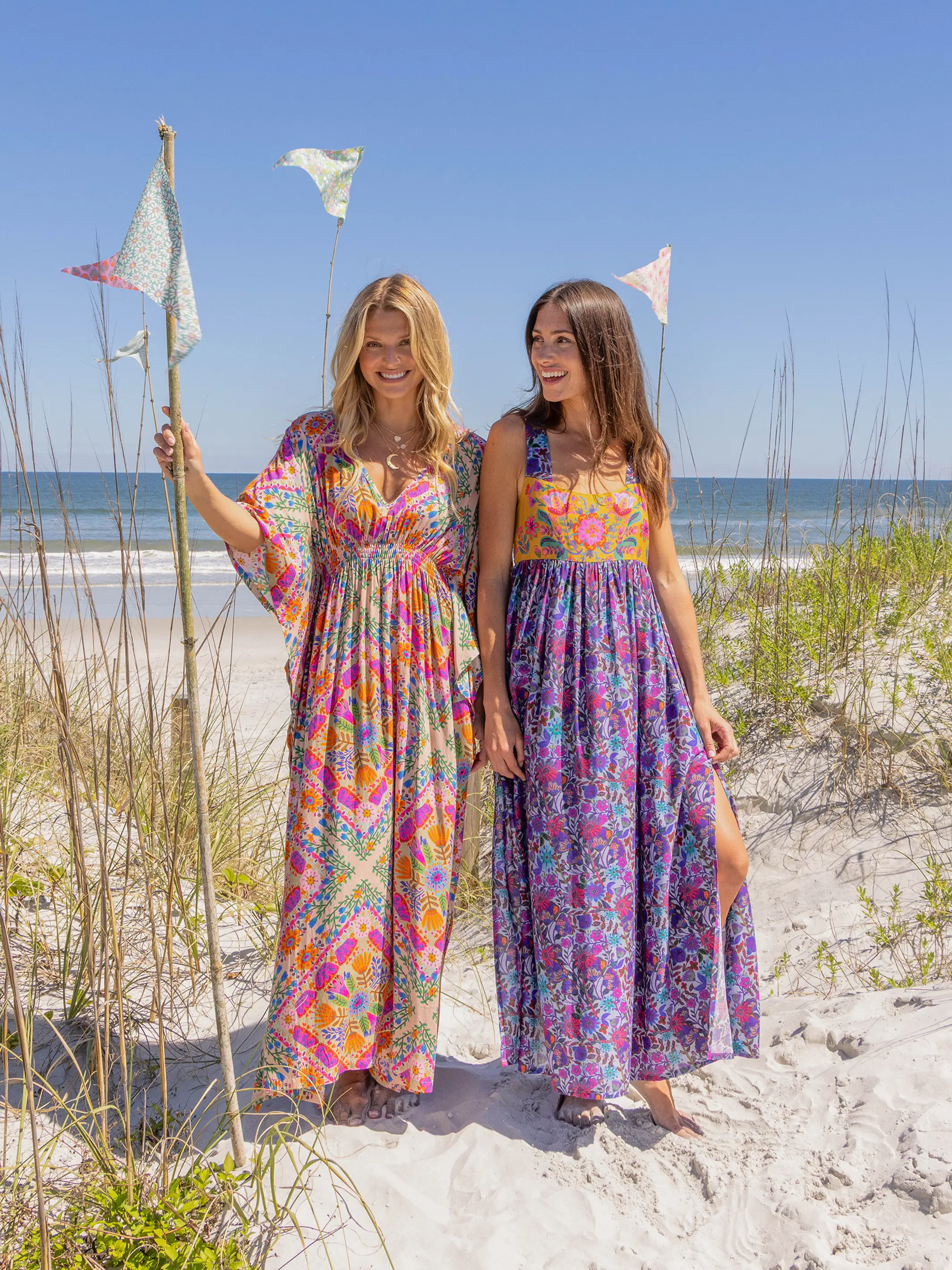 Tricia Maxi Dress - Dark Purple Daisies - Image 5