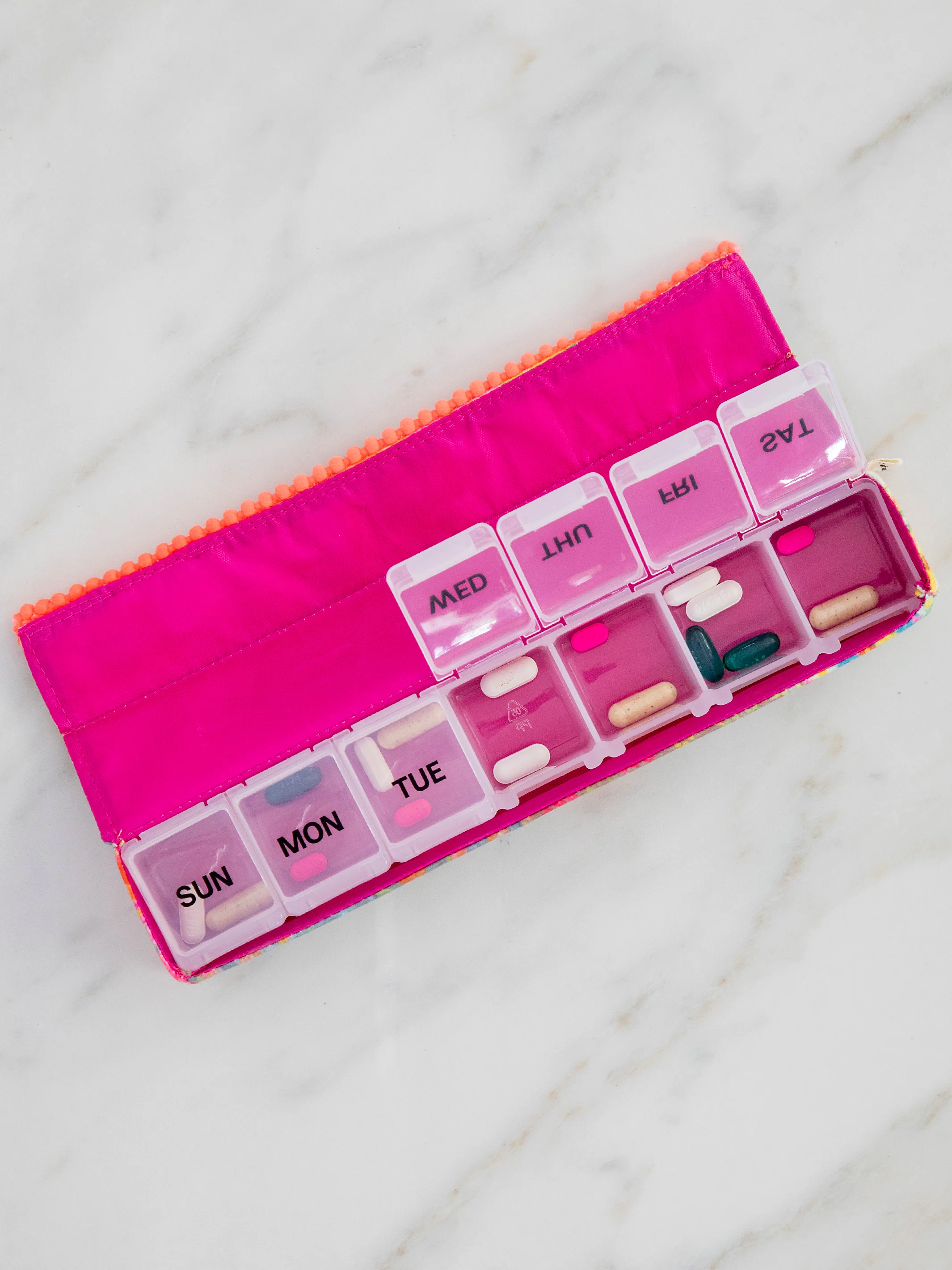 Weekly Pill Pouch Organizer - Deep Breath - Image 2