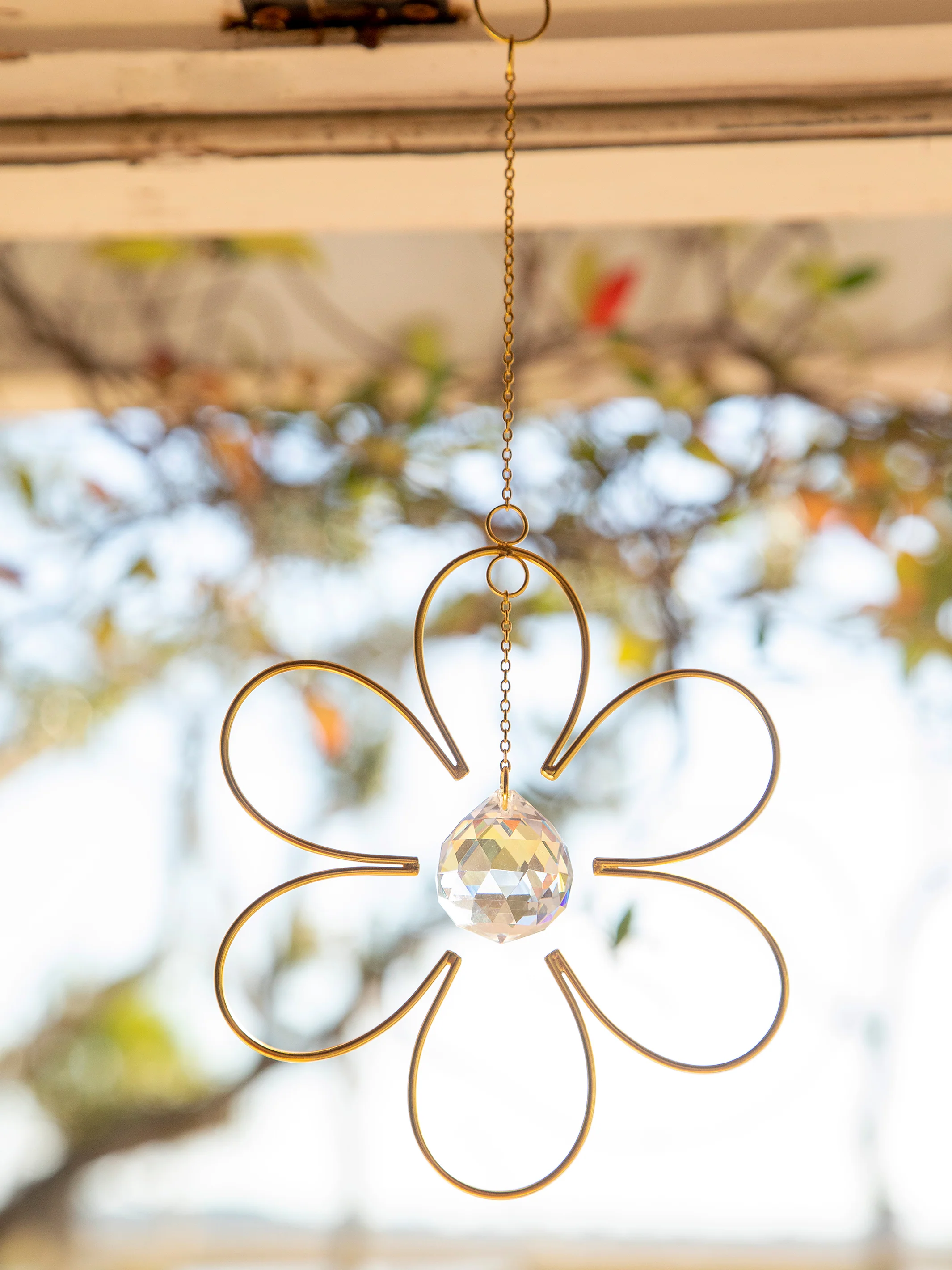 Whimsy Glass Sun Catcher - Flower - Image 3