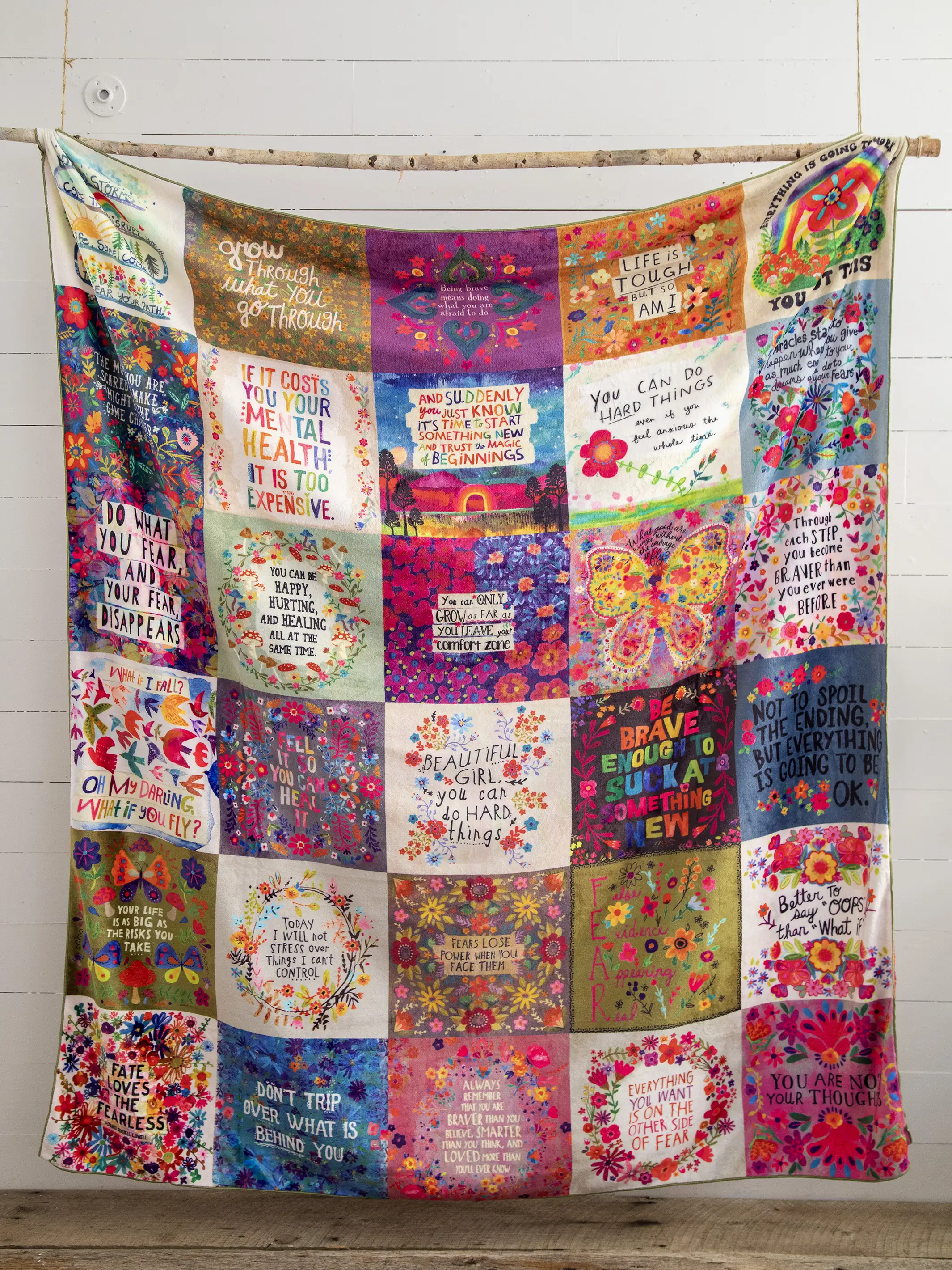 XL Double-Sided Cozy Blanket - Fearless Chirps - Image 2
