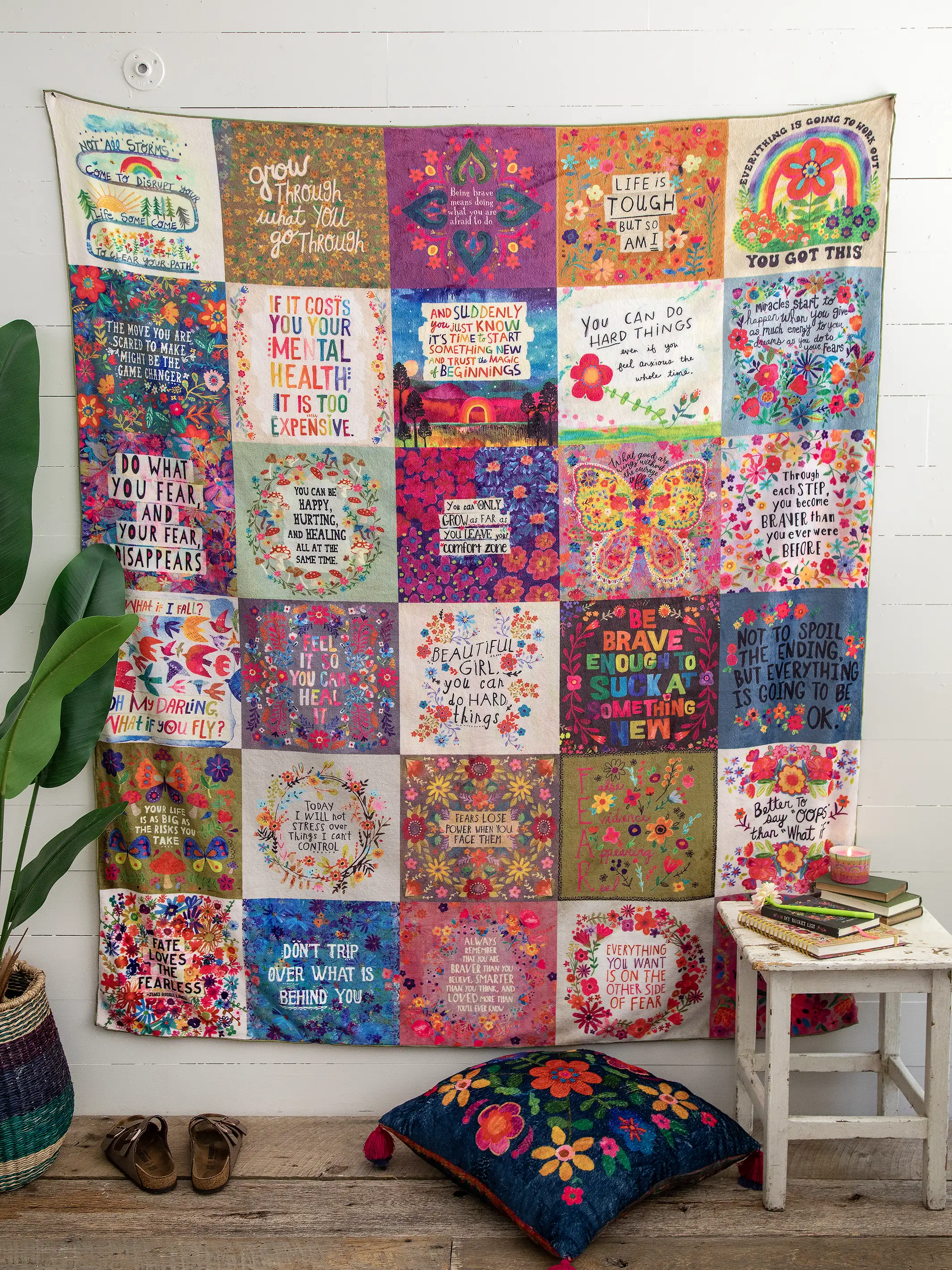 XL Double-Sided Cozy Blanket - Fearless Chirps - Image 4